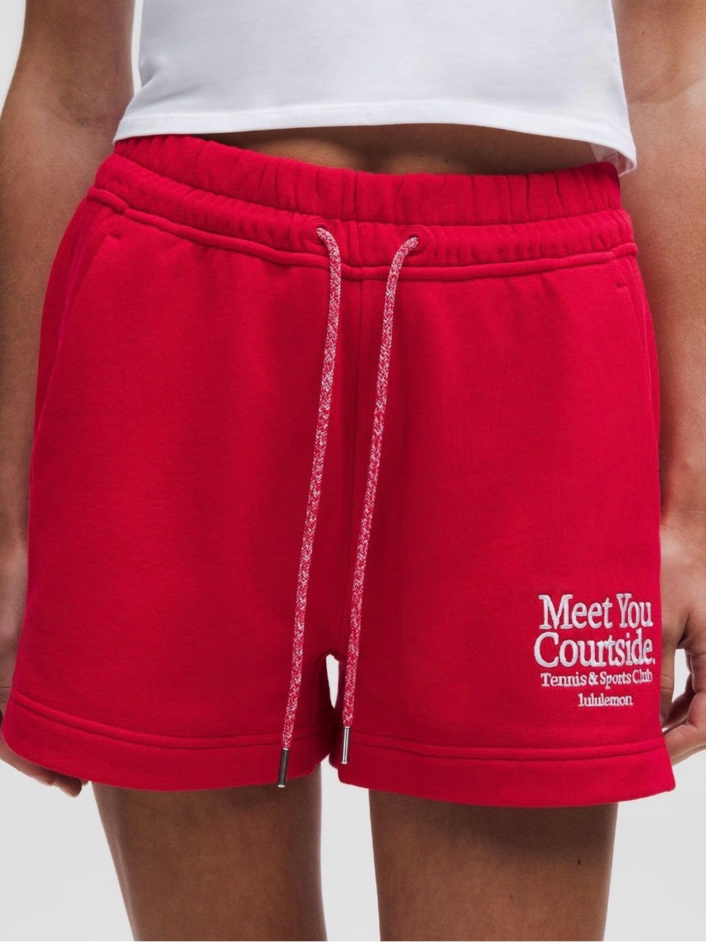 Lululemon XS French Terry Tennis Shorts *Graphic